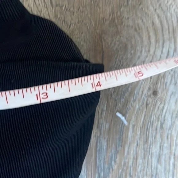 Active USA dress size small black stretch spaghetti strap baddie style - Picture 7 of 10